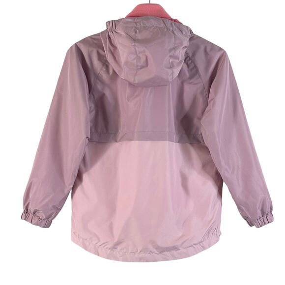 Eddie Bauer Kids Lone Peak 3-In-1 Jacket Hooded Waterproof Blush Pink - Picture 8 of 13